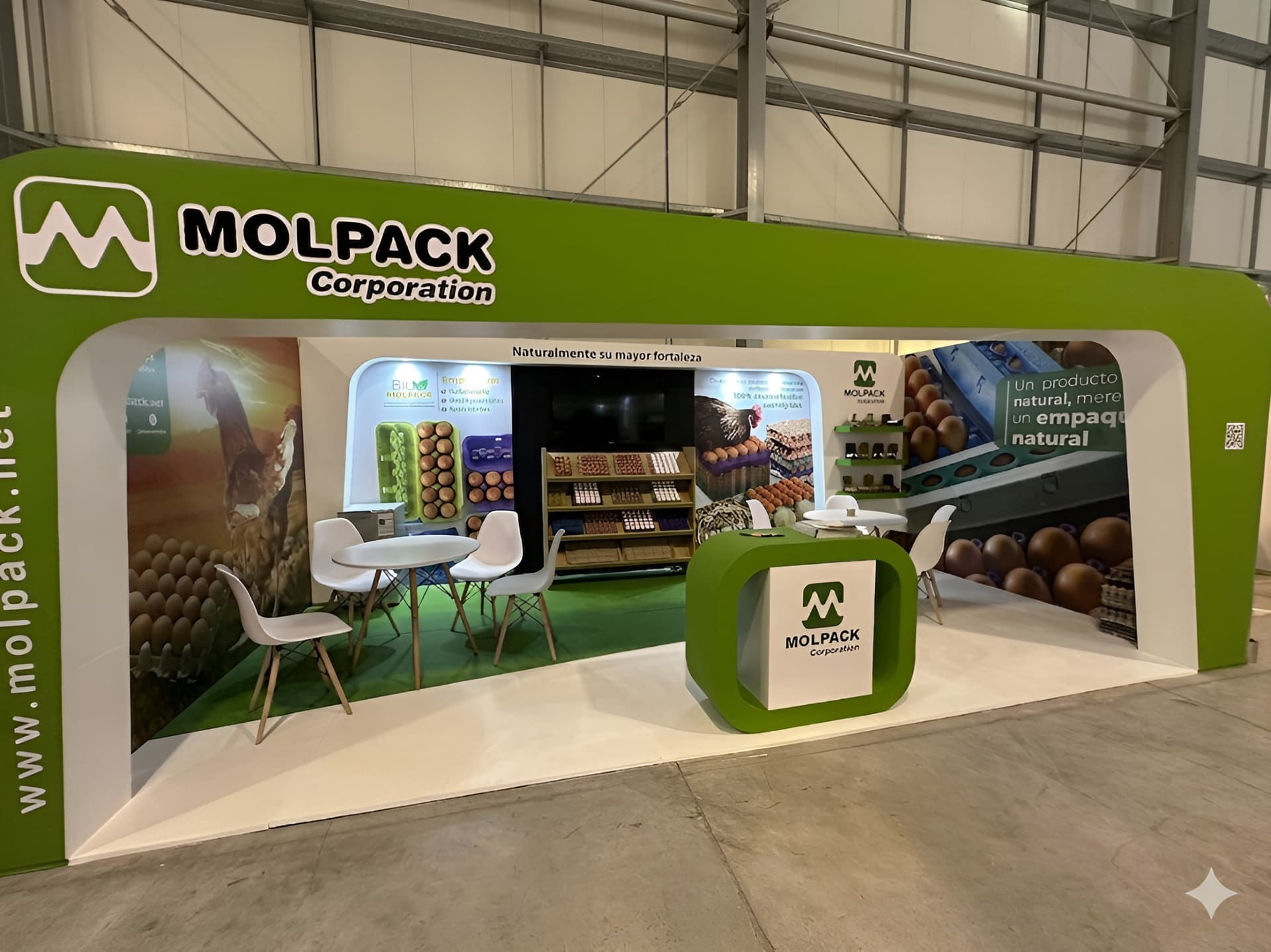 Stand de Molpack Corporation fabricado por BERTA